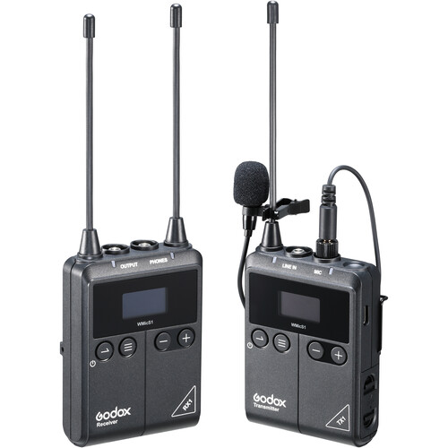 Godox WMicS1 Kit 1 Wireless Omni Lavalier Microphone System - 1
